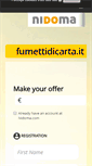 Mobile Screenshot of fumettidicarta.it